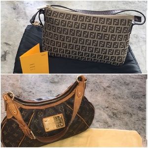 Louis Vuitton and Fendi